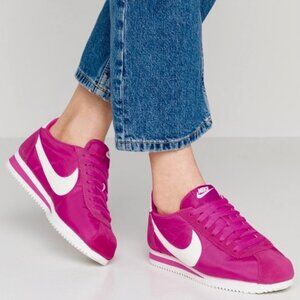 Nike Classic Cortez Nylon Active Fuchsia Summit White Pink 749864-609 Size 8